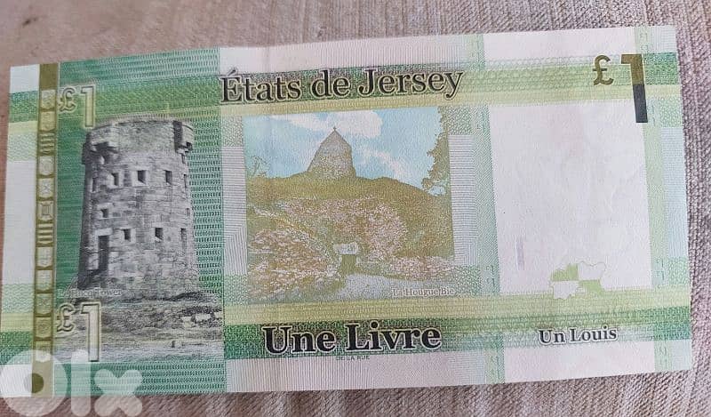 State of Jersey Memorial Banknote UNC with special # 799 1