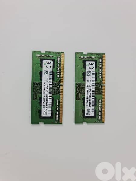 16GB Laptop ram 2 x 8 GB skynix 3200 Mhz 0
