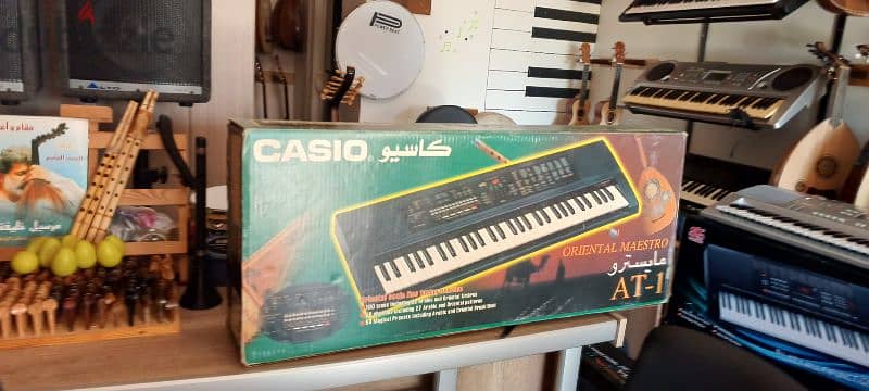 اورغ شرقي غربي كاسيو at1 كان بواجهه عرض غير مستعمل 1
