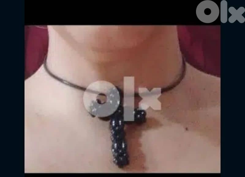 necklace cross pearl or rope hand made 13