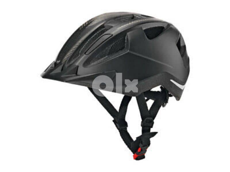 CRIVIT Bike Helmet Size L / XL: 59-64 cm with rear red light Black 2