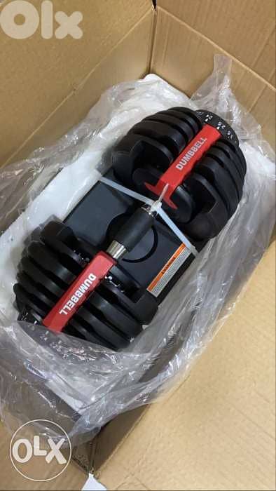 adjustable dumbbells/ Bowflex