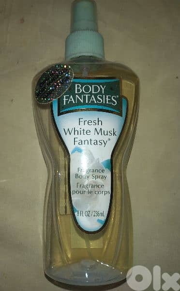 rare vintage Body Fantasies White Musk 236 ml. Made In USA 1