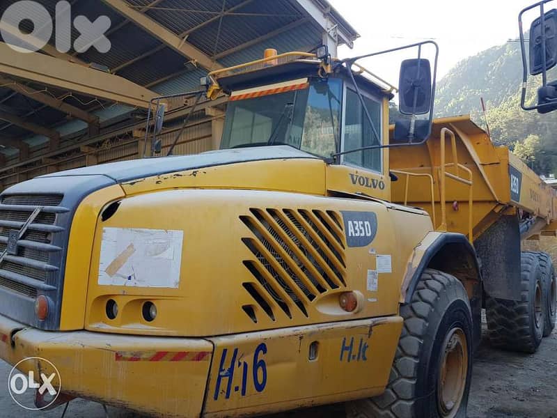 A35D articulated Hauler Volvo 2005 3