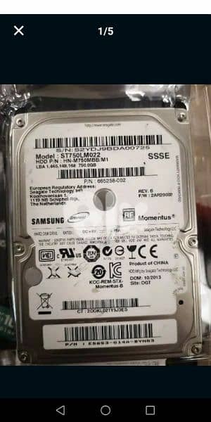 SSD kingston and nvme m. 2 5