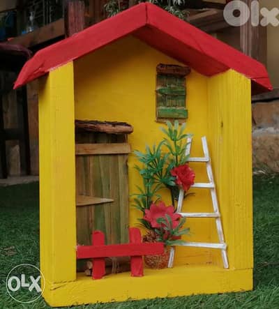 Handmade from recycled wood