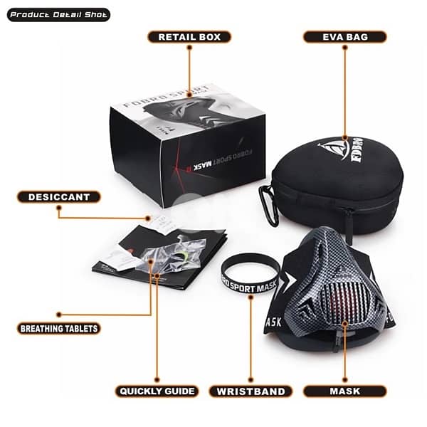 FDBRO Sport Masks for Training Fitness 3