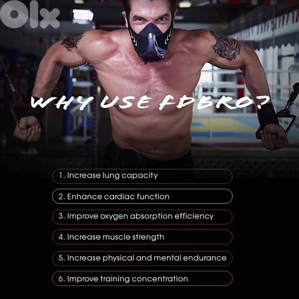 FDBRO Sport Masks for Training Fitness 6