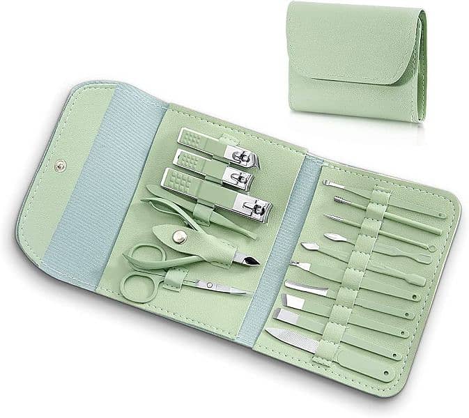 FLAFARY Manicure Set, Christmas Gift Pedicure Kit 16 In 1 Manicure 0