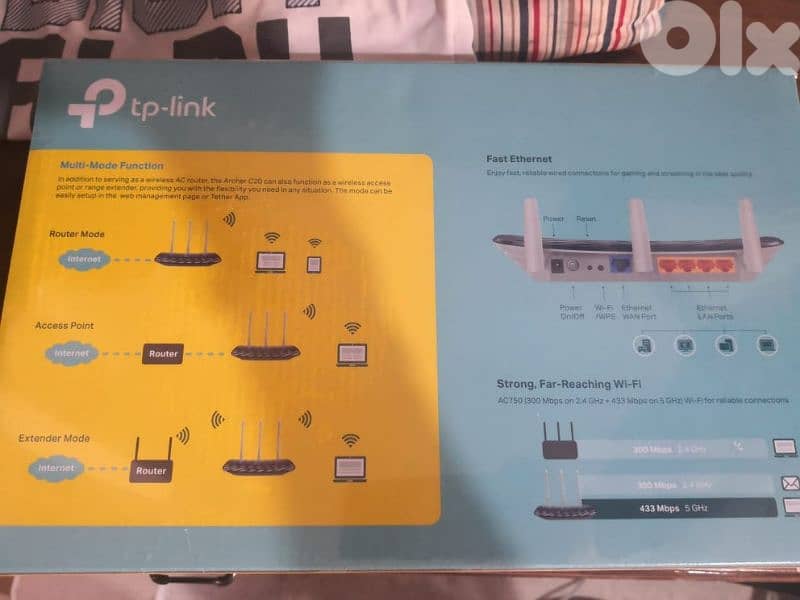 router tplink ac 750 1