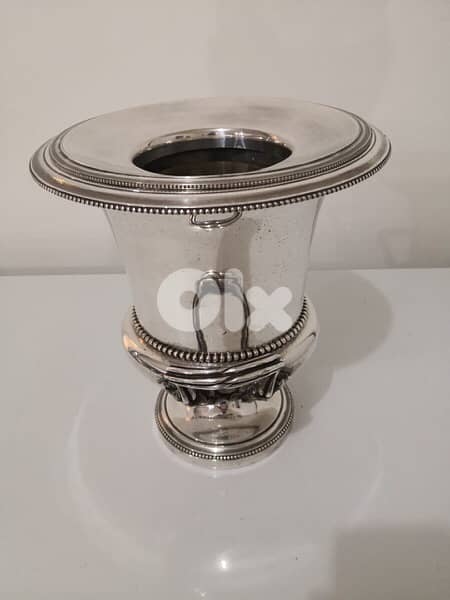 antique christofle champagne silver bucket 1