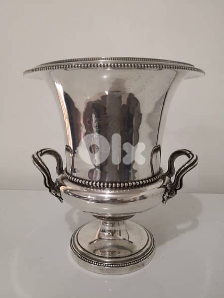 antique christofle champagne silver bucket 2