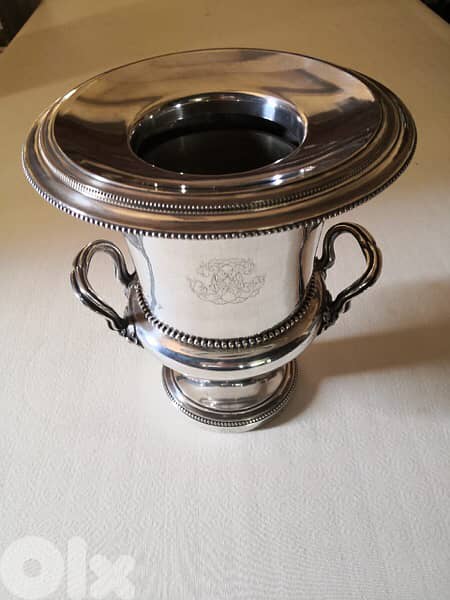 antique christofle champagne silver bucket 4