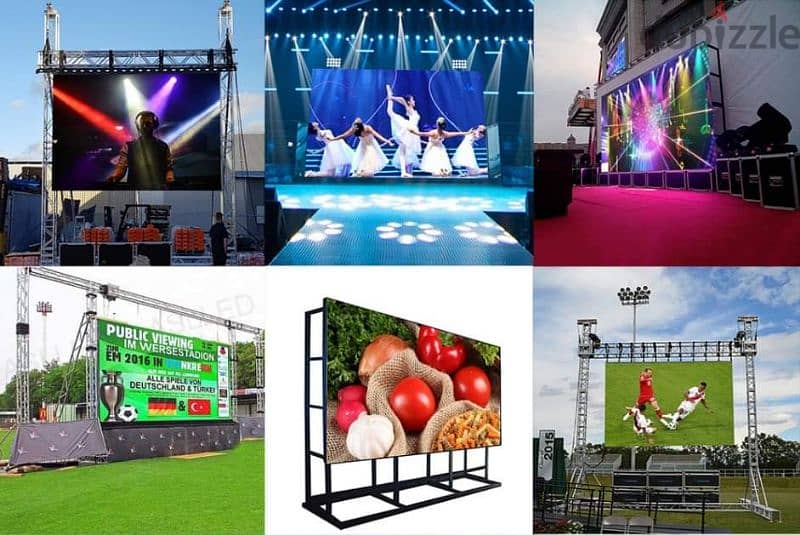 شاشات ليد tv عالية الدقة كافة الاحجام والقياسات. led screen display 7