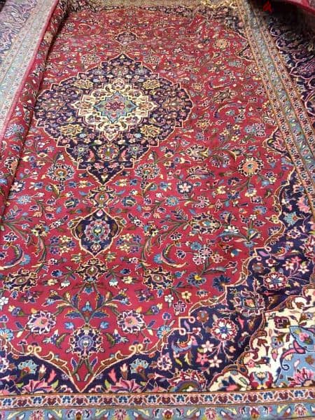 سجادة عجمية يدوية كبيرة 12متر مربع 3*4 1