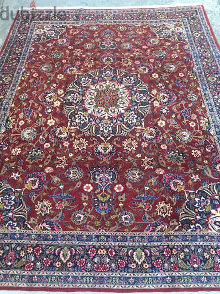 انتيك. سجاد عجمي صباغ نباتي قديم388*303. Antique 2
