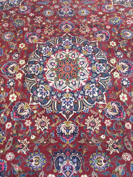 انتيك. سجاد عجمي صباغ نباتي قديم388*303. Antique 3