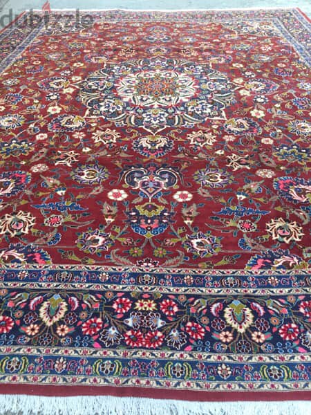 انتيك. سجاد عجمي صباغ نباتي قديم388*303. Antique 5