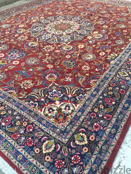 انتيك. سجاد عجمي صباغ نباتي قديم388*303. Antique 6