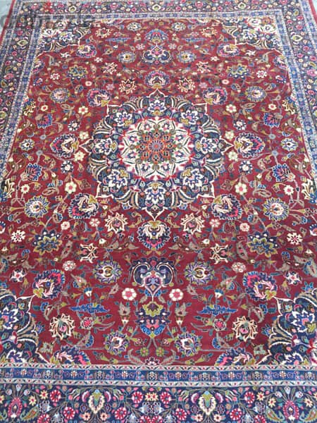 انتيك. سجاد عجمي صباغ نباتي قديم388*303. Antique 0