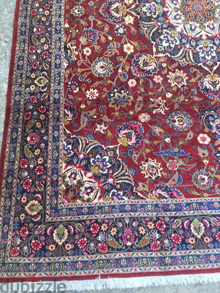 انتيك. سجاد عجمي صباغ نباتي قديم388*303. Antique 7