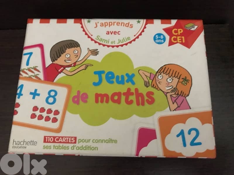 jeux educatifs de maths Librairie Antoine 5-8 years 0