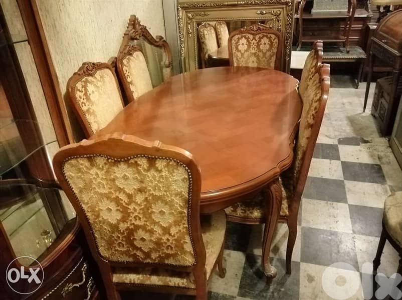 ولا أروع سفرة فرنسية طاولة ١٠ كراسي سعر لقطة بنص حقها 0