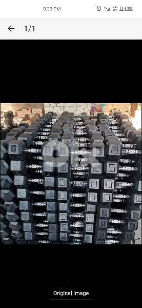 Hexagonal Dumbbells Best prices 03027072 GEO SPORTS 0