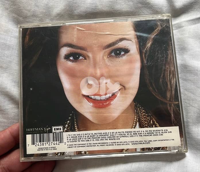 thalia the mexican singer each for 6usd cd /Both  for 10 $ 3