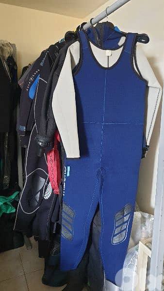 wet suit diving tribord 5mm+5mm 0