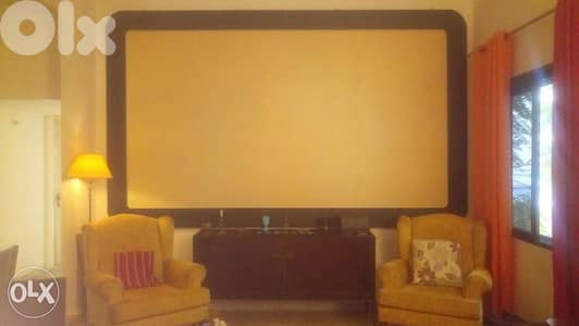 Vintage Home Cinema Screen