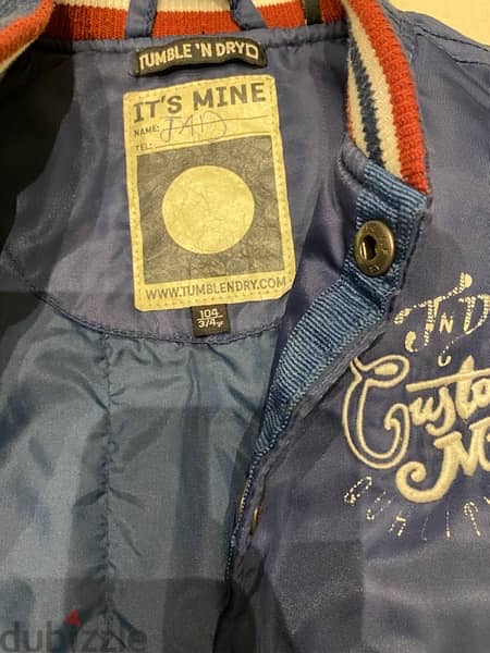 jacket 3-4 years 2