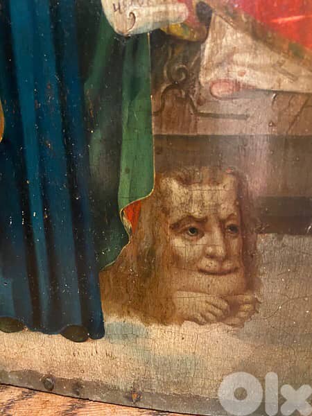 rare antique mid 19th century church icon king of glory 4