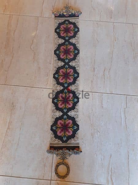 قطعة غوبلان للتعليق مع تقال نحاس انتيك 1