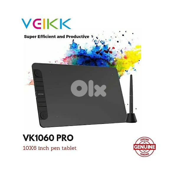 Veikk Vk1060 Pro  Digital drawing pen tablet 0