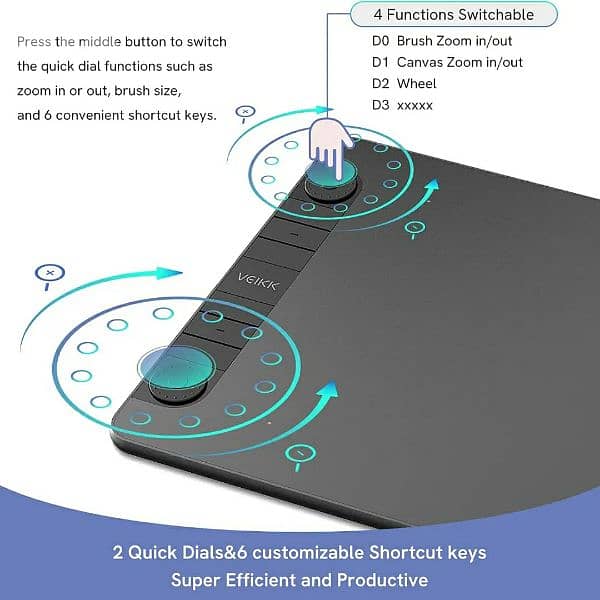 Veikk Vk1060 Pro  Digital drawing pen tablet 1