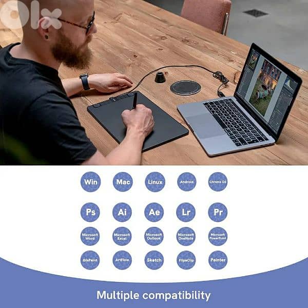 Veikk Vk1060 Pro  Digital drawing pen tablet 4