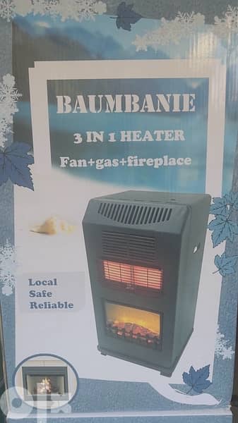 Baumbanie 3 in 1 Fan + Gas + Fireplace Heater 2