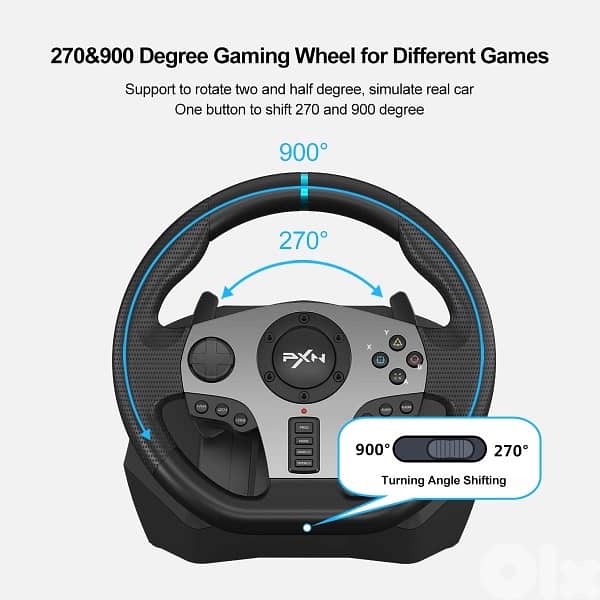 PXN V9 For All Gaming Platforms Steering Wheel 3