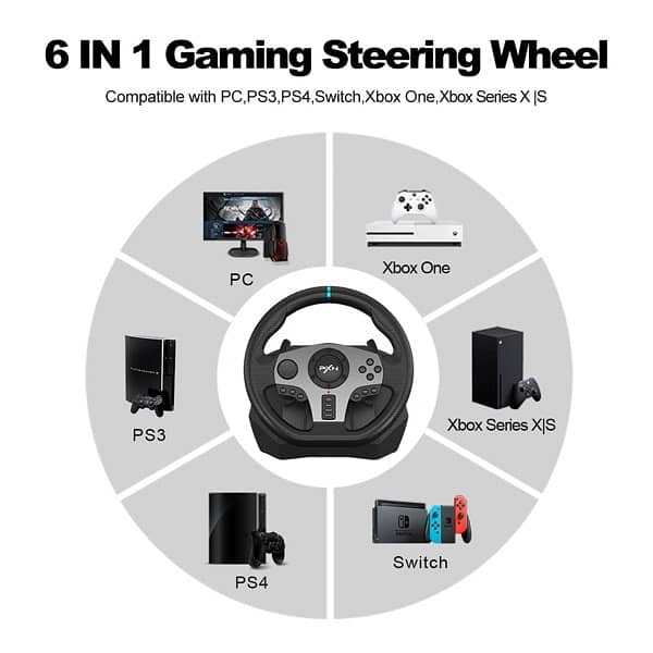 PXN V9 For All Gaming Platforms Steering Wheel 5