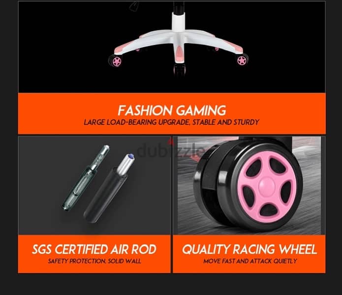 Meetion Pink Gaming Chair 14