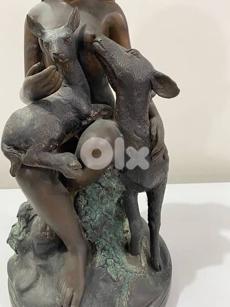 antique French bronze statue 1