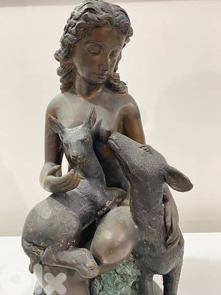 antique French bronze statue 2