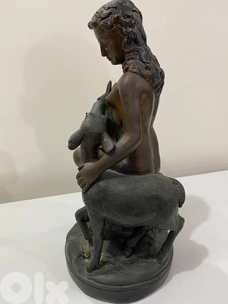 antique French bronze statue 3