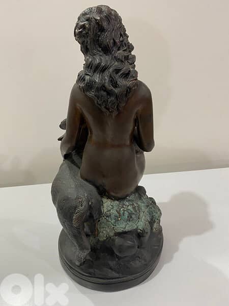 antique French bronze statue 4