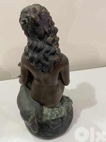 antique French bronze statue 6