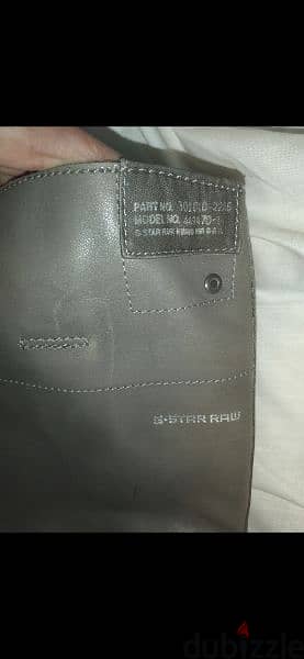 G Star Raw vegan real leather size 38 fits 37  used once 4
