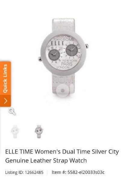 watch elle time watch silver 3