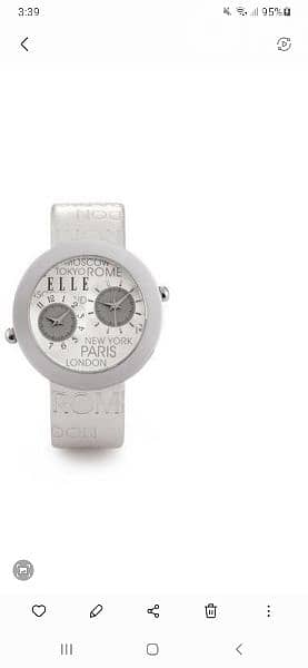 watch elle time watch silver 8