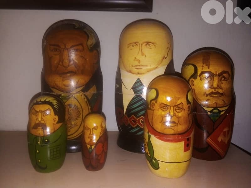 Nesting dolls russian leaders lenin to putin 0